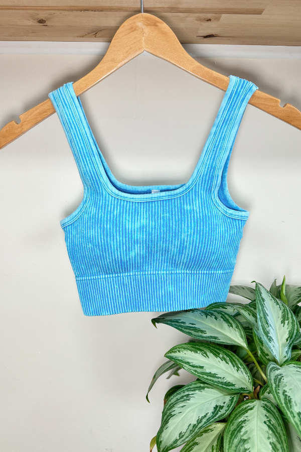 Square Neck Bralette- Removable Pads