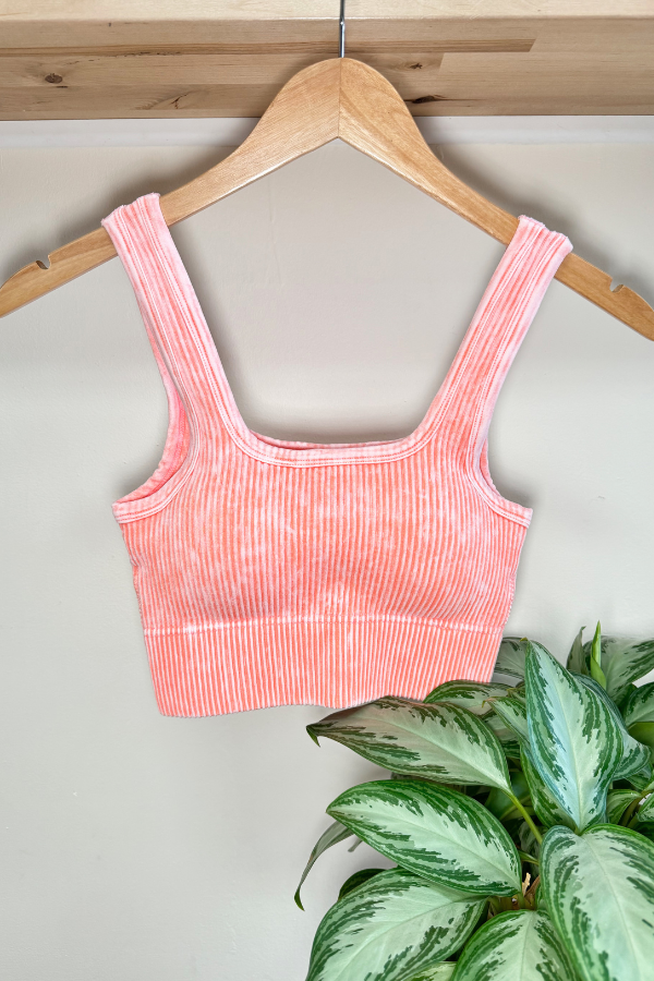 Square Neck Bralette- Removable Pads