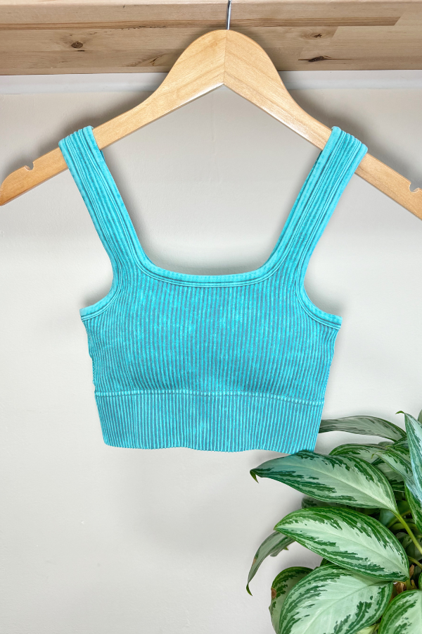 Square Neck Bralette- Removable Pads