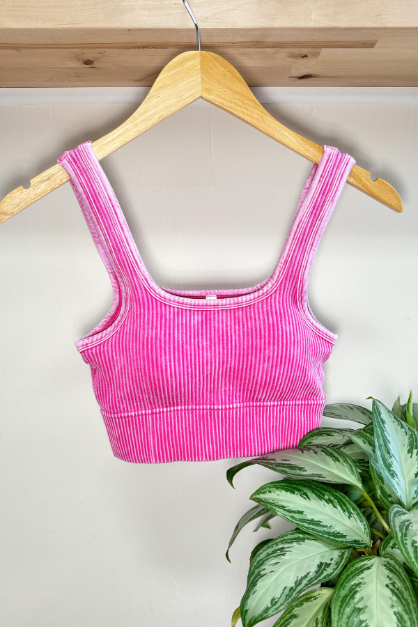 Square Neck Bralette- Removable Pads