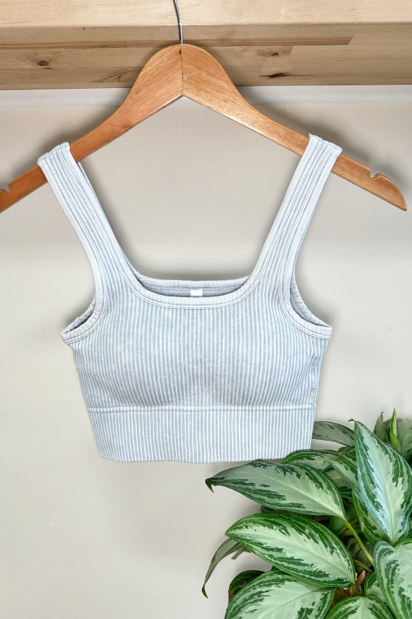 Square Neck Bralette- Removable Pads