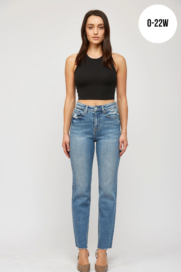 Mica Amber Jeans-Medium Wash