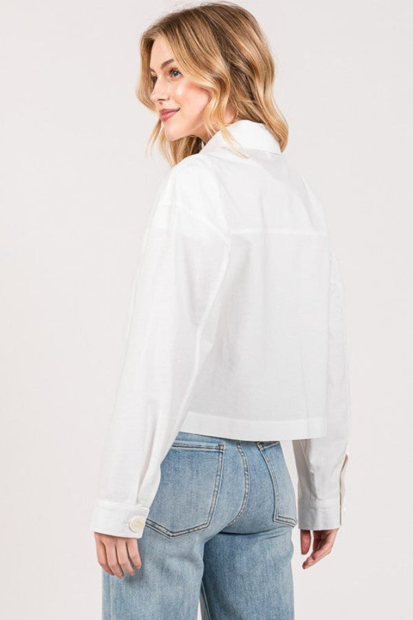 Patched Linen Jacket