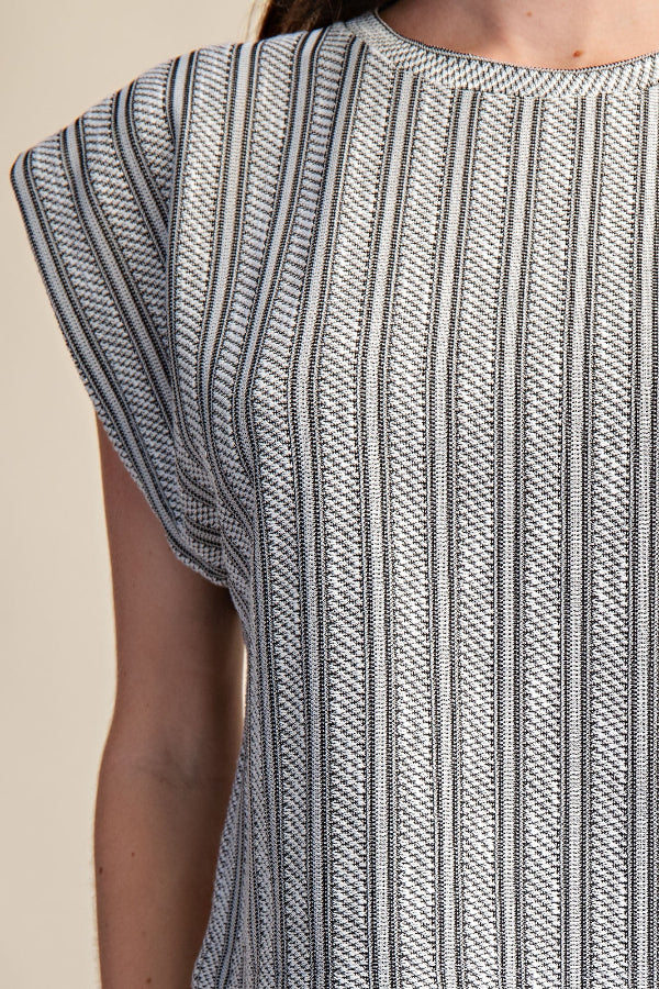 Glam Striped Top