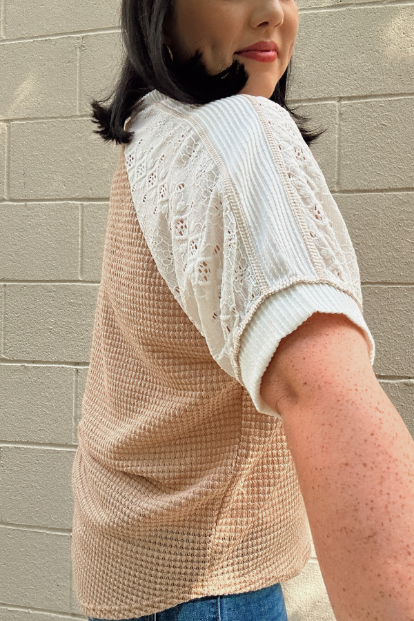 Lace Detail Top