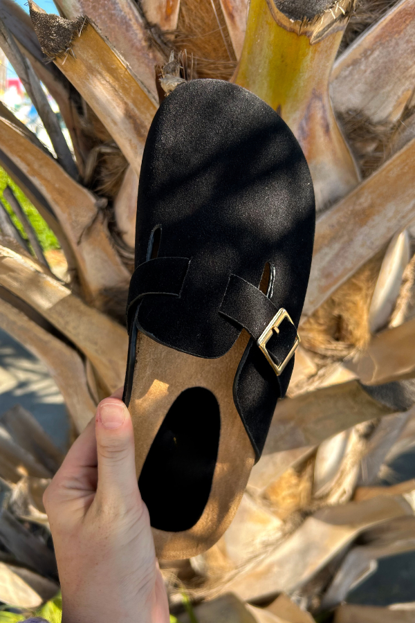 Buckle Strap Cork Clog