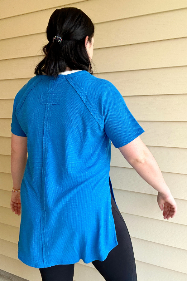 Knit Tight Top - Ocean Blue