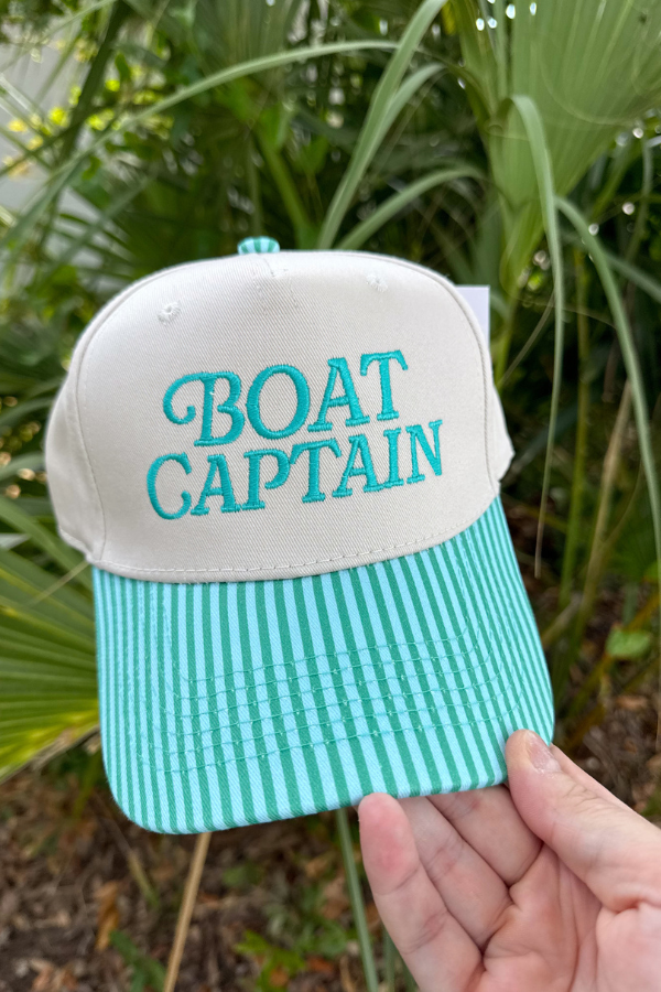 Boat Captain Hat - Blue