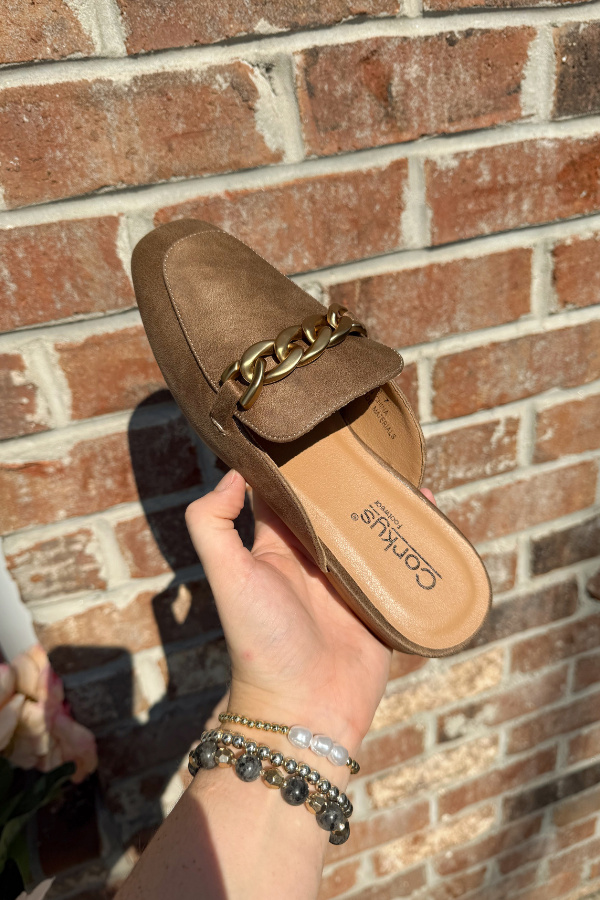 Corkys Keepsake Mule- Tan