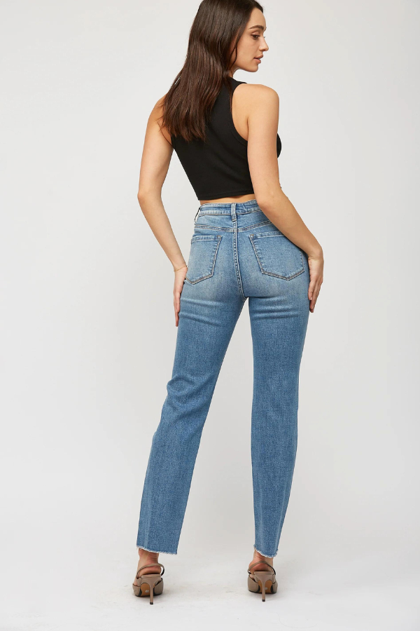 Mica Amber Jeans-Medium Wash