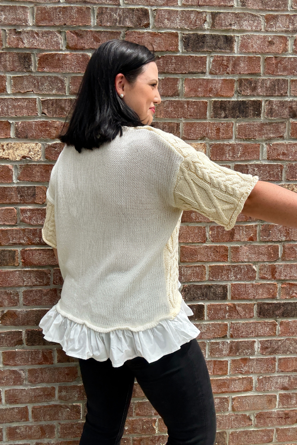 Ruffle Detail Top