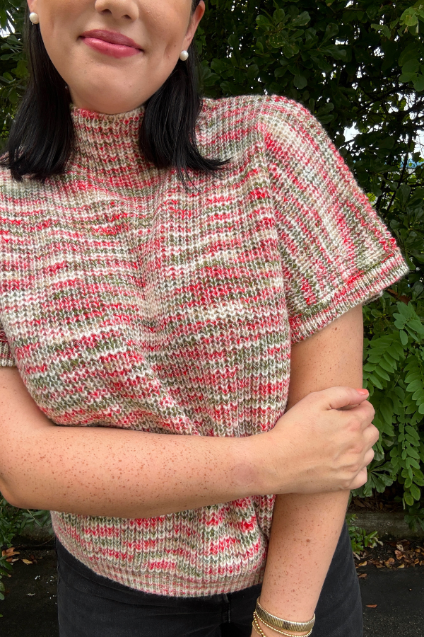 Multi Color Sweater Top