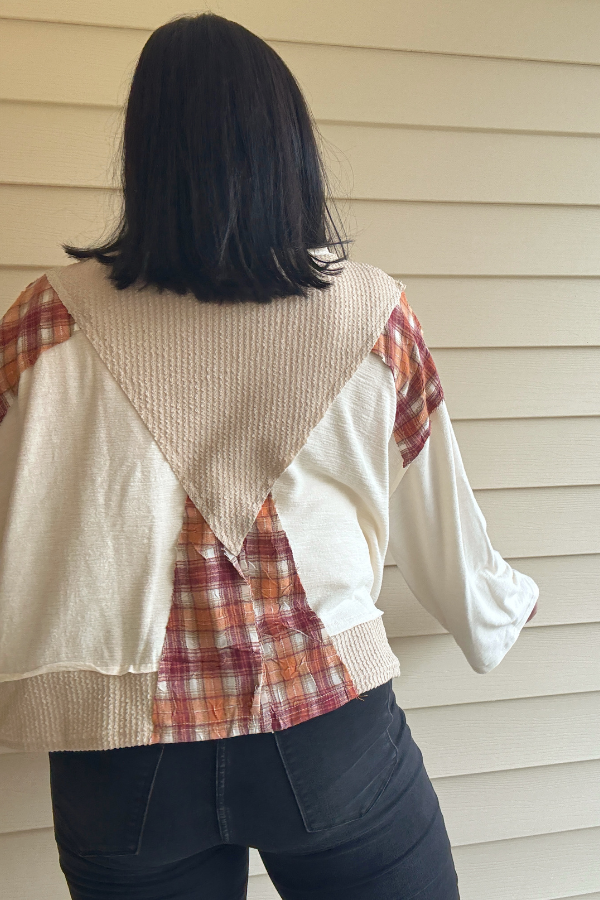 Plaid Pieces Top
