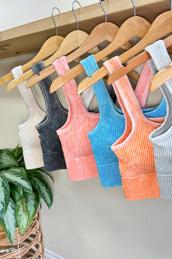 Square Neck Bralette- Removable Pads