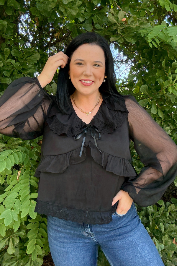 Double Ruffle Top