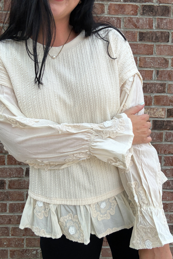 Ruffle Bottom Top