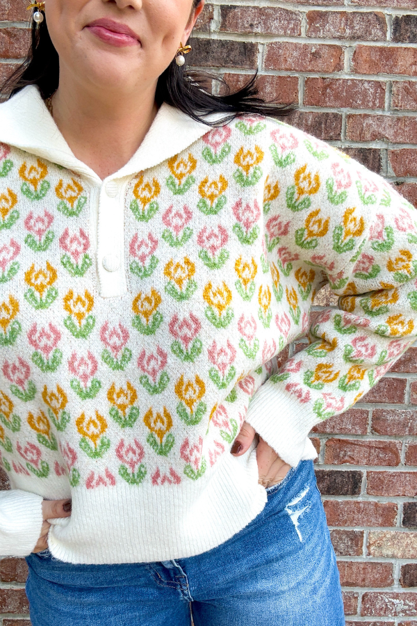 Buttoned Up Sweater