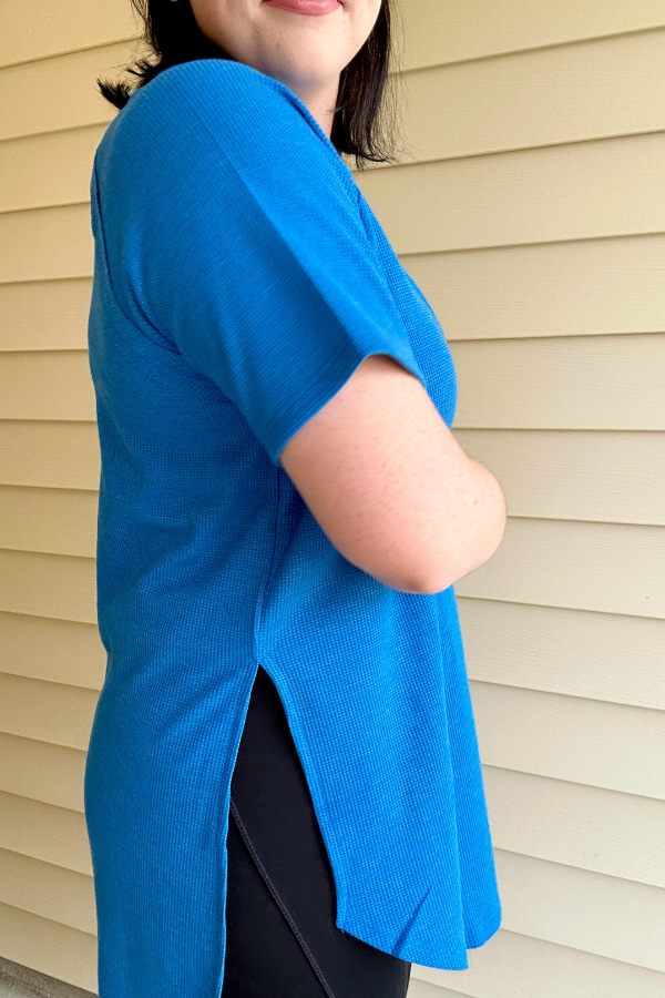 Knit Tight Top - Ocean Blue