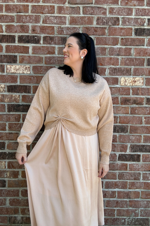 Knotted Sweater Top - Shop Ravel