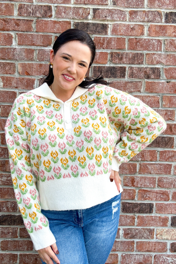 Buttoned Up Sweater