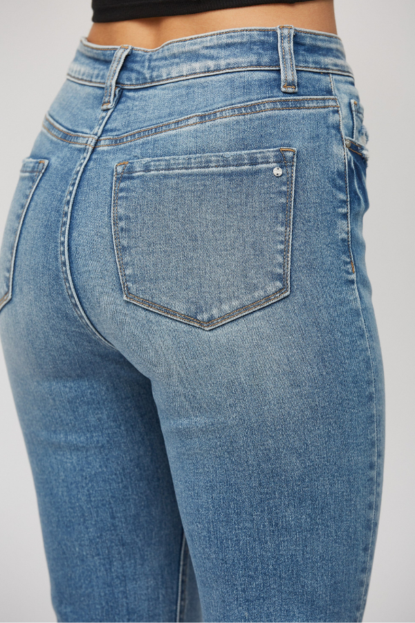 Mica Amber Jeans-Medium Wash