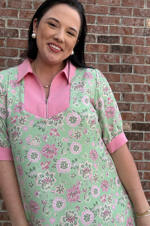 Contrasting Details Dress - Shop Ravel