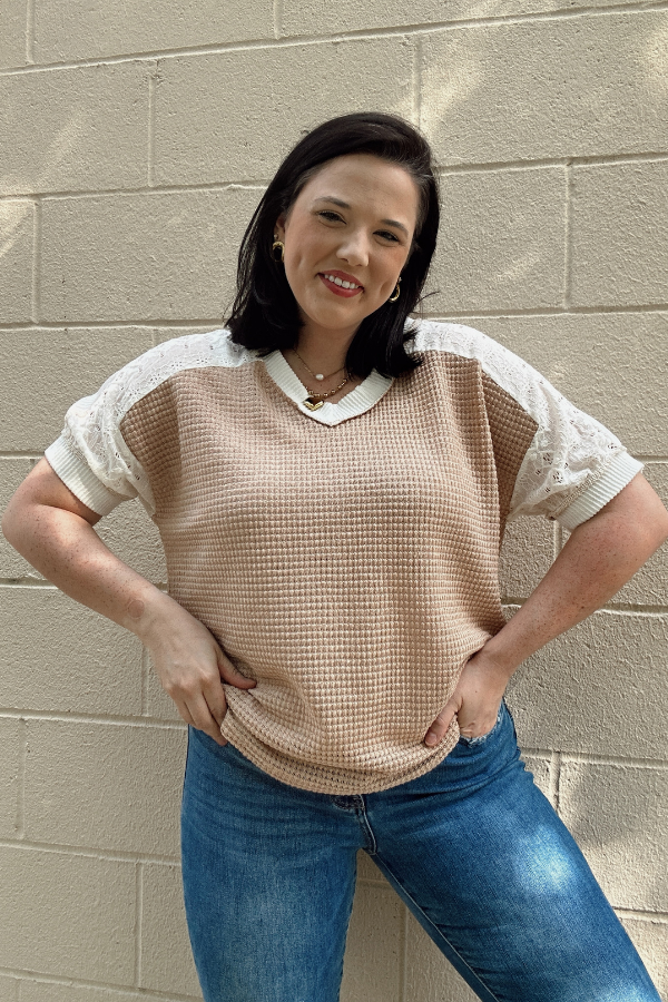 Lace Detail Top