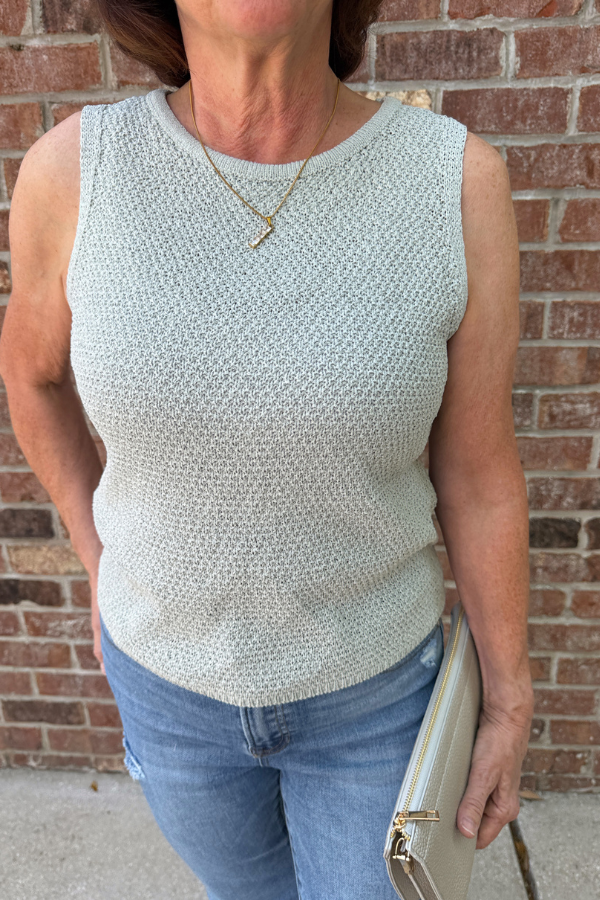 Subtle Shimmer Tank - Shop Ravel