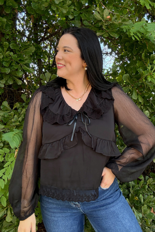 Double Ruffle Top