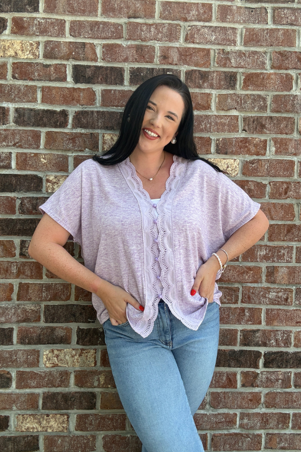 Lace Edge Top - Shop Ravel