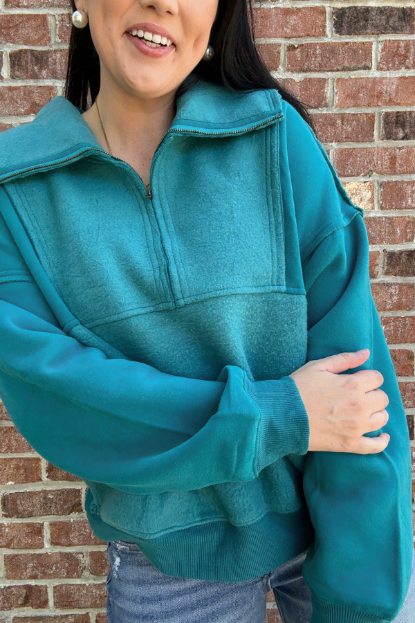 Take It Easy Quarter Zip Pullover