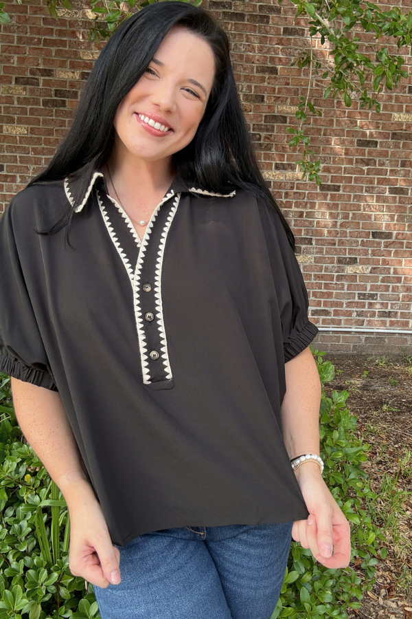 Striking Detail Top