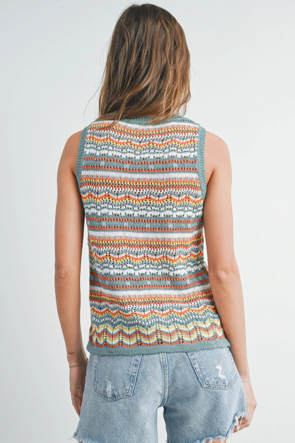 Geo Knit Top - Shop Ravel