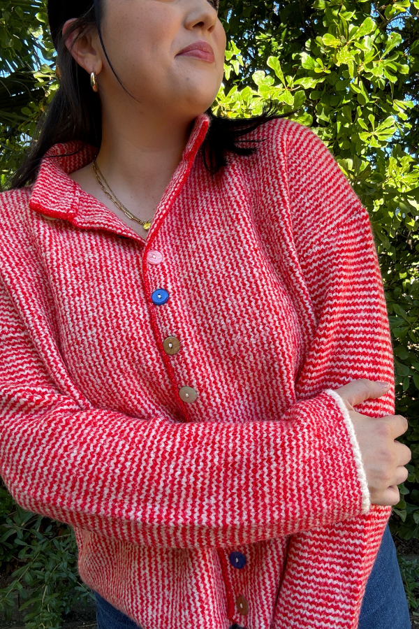 Colorful Detail Cardigan