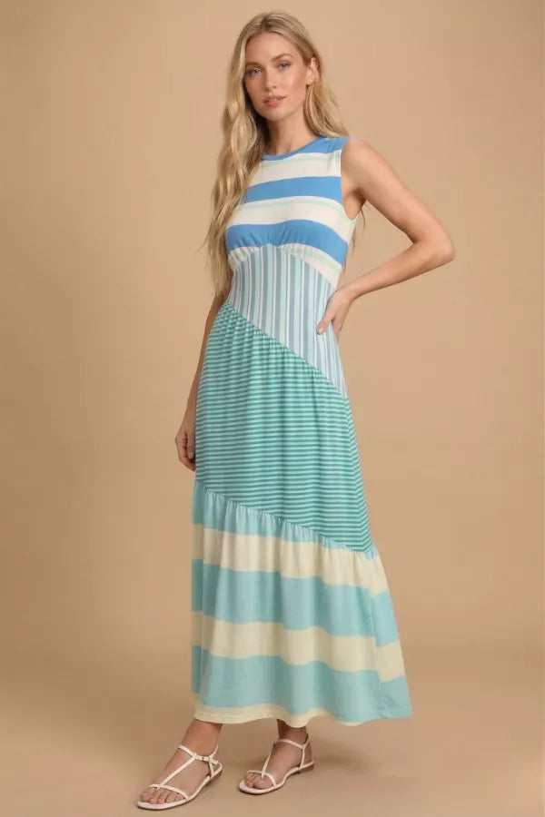 blue patchwork maxi dress – Shop Ravel Casual Beach Parties Tiered Unique panel construction YCRF_country_boots_rf SIZE - True to U.S. Size (Regular Width):13