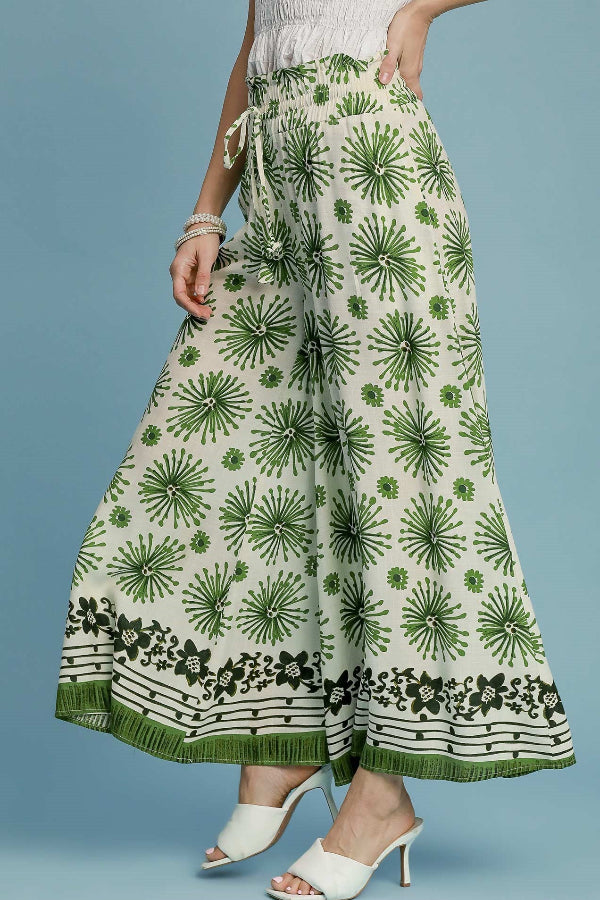 Mixed Border Pants