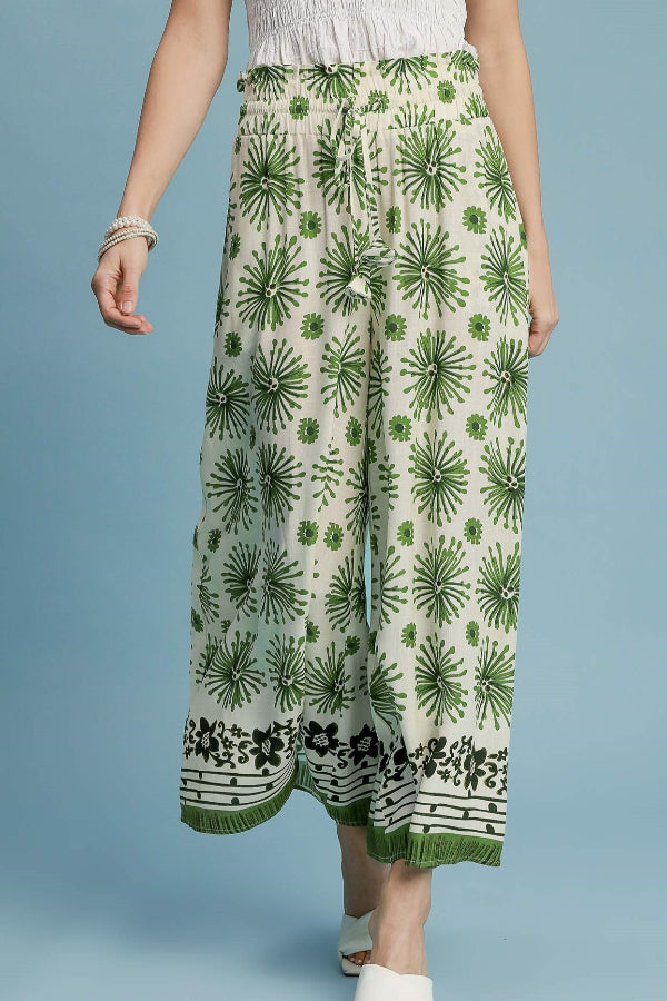 Mixed Border Pants