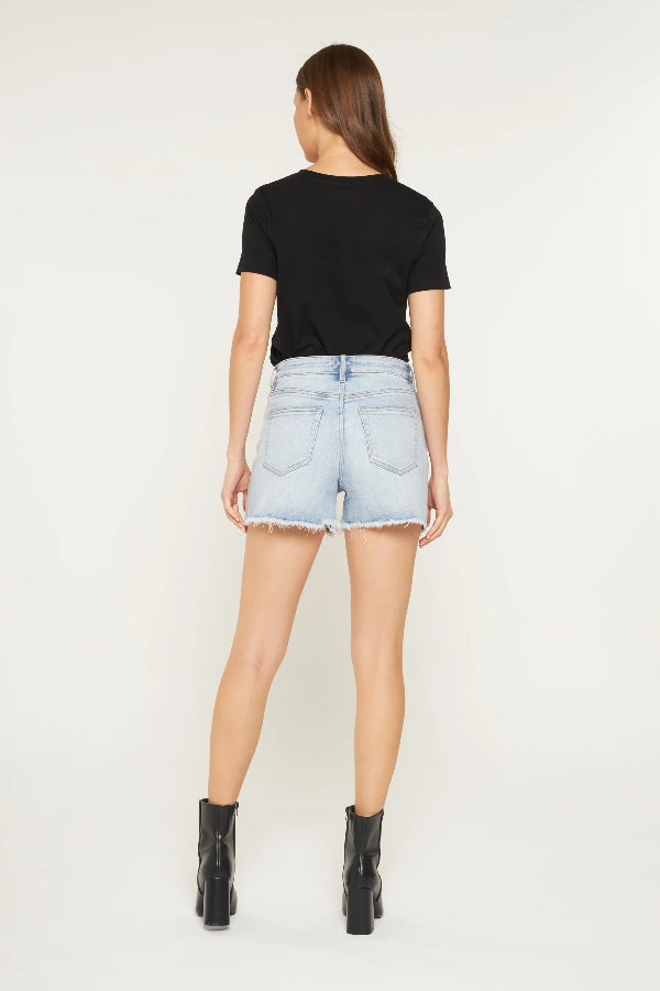 Mica Light Wash Shorts