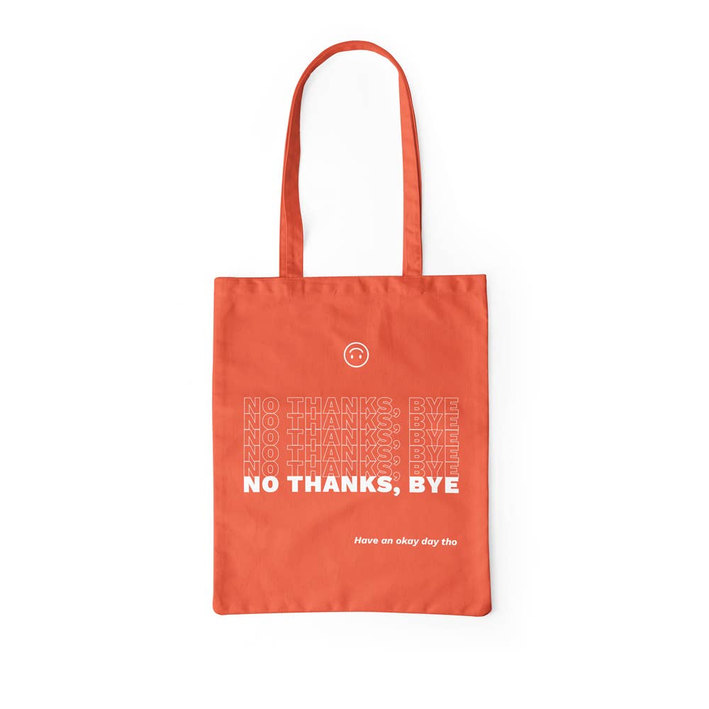 Party Mountain Paper co. Accessories No Thanks Organic Cotton Tote