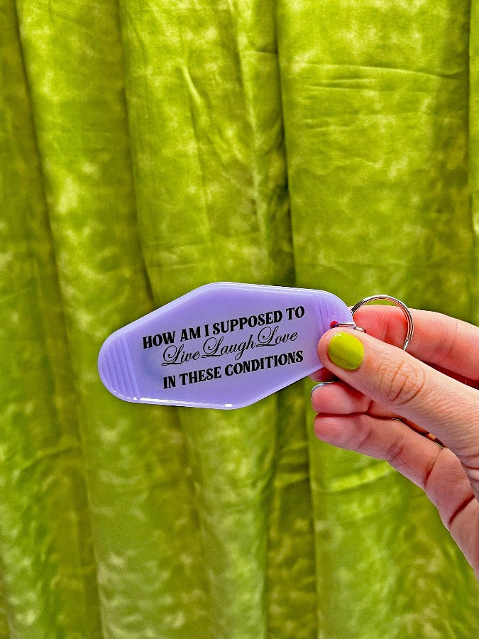 A Shop of Things Accessories These Conditions Keychain