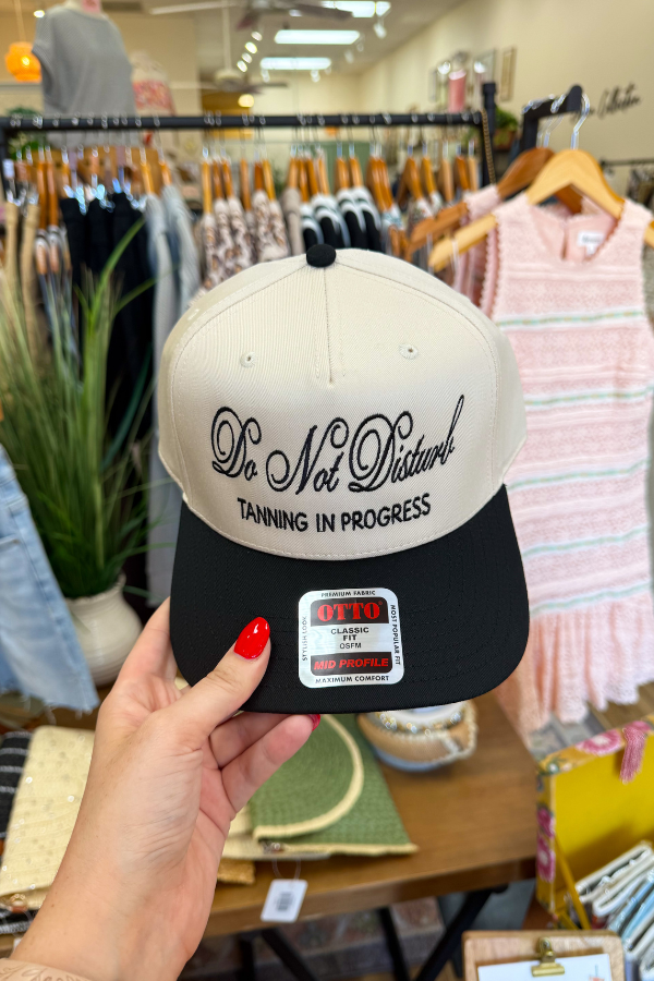 Do Not Disturb Embroidered Trucker Hat