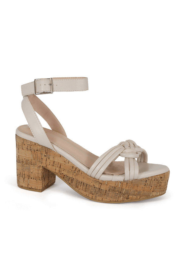 Mars Sky Accessories Cork In It Platform Sandals