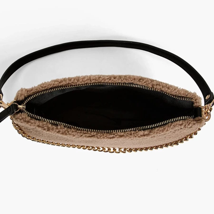 Like Dreams Accessories Demi Envelope Sherpa Shoulder Bag