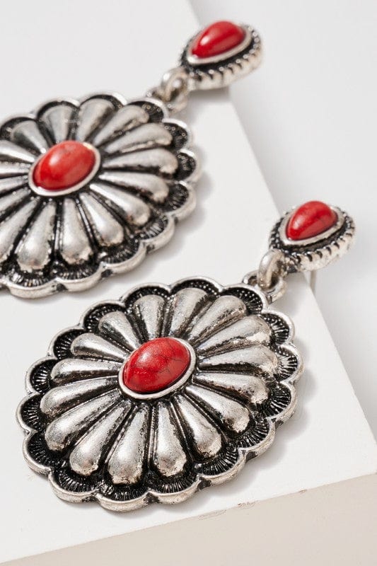 Shop Ravel Western Style Natural Stones Earrings