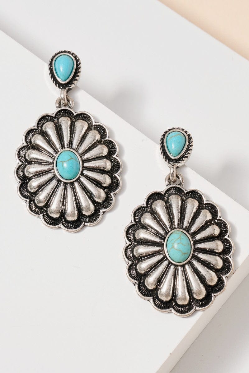 Shop Ravel Western Style Natural Stones Earrings
