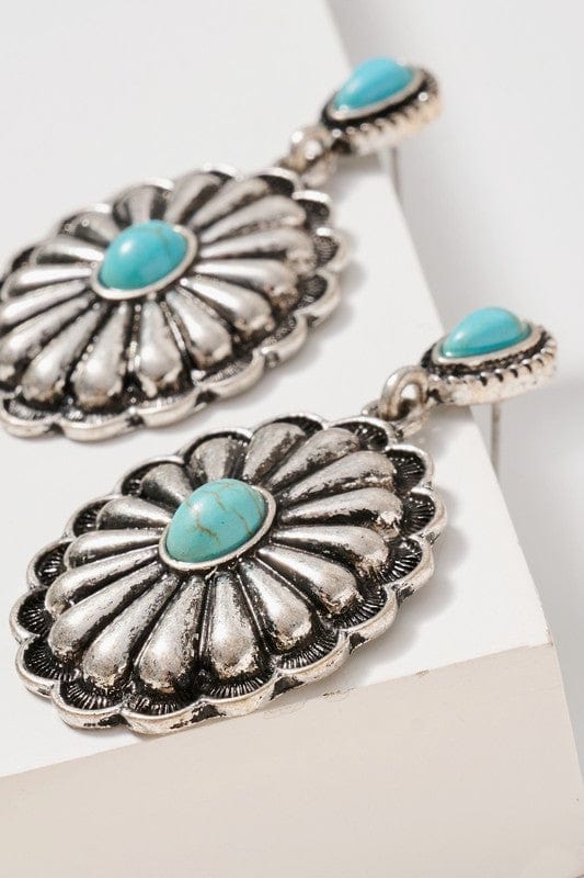 Shop Ravel Western Style Natural Stones Earrings