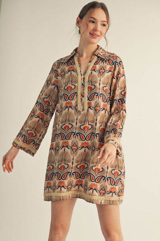Trim Detail Dress