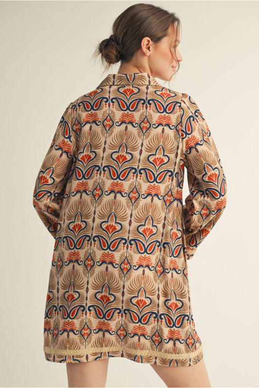 Trim Detail Dress