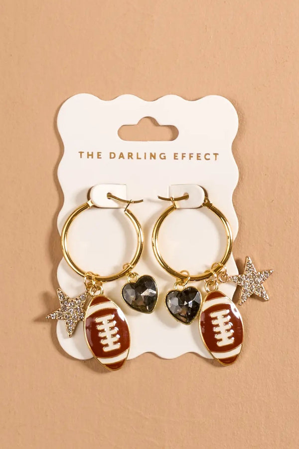 Signature Hoop Earrings-Gameday Glitz
