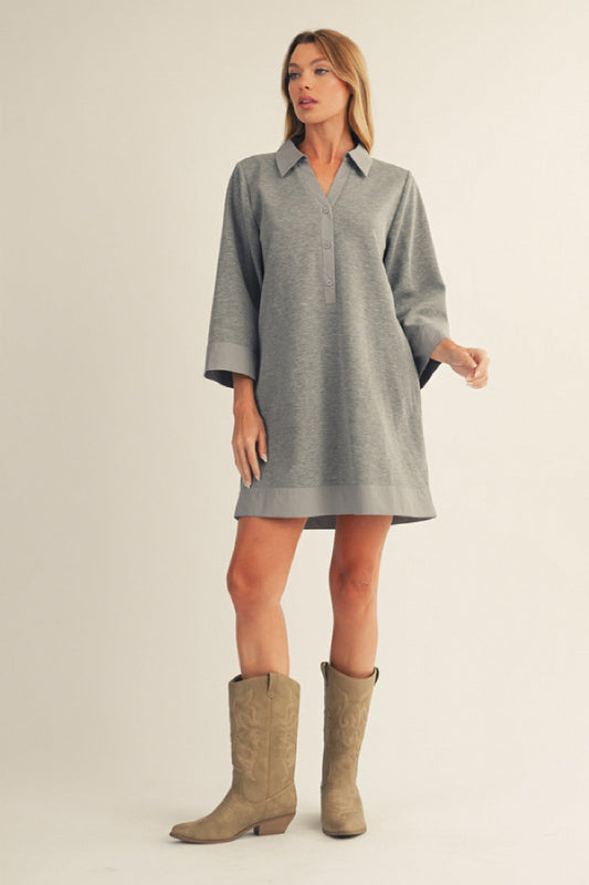 Gray Moment Dress